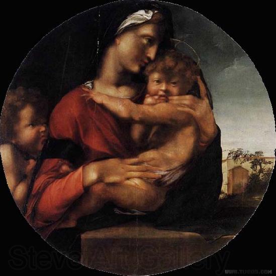 BERRUGUETE, Alonso Madonna and Child with the Young St John